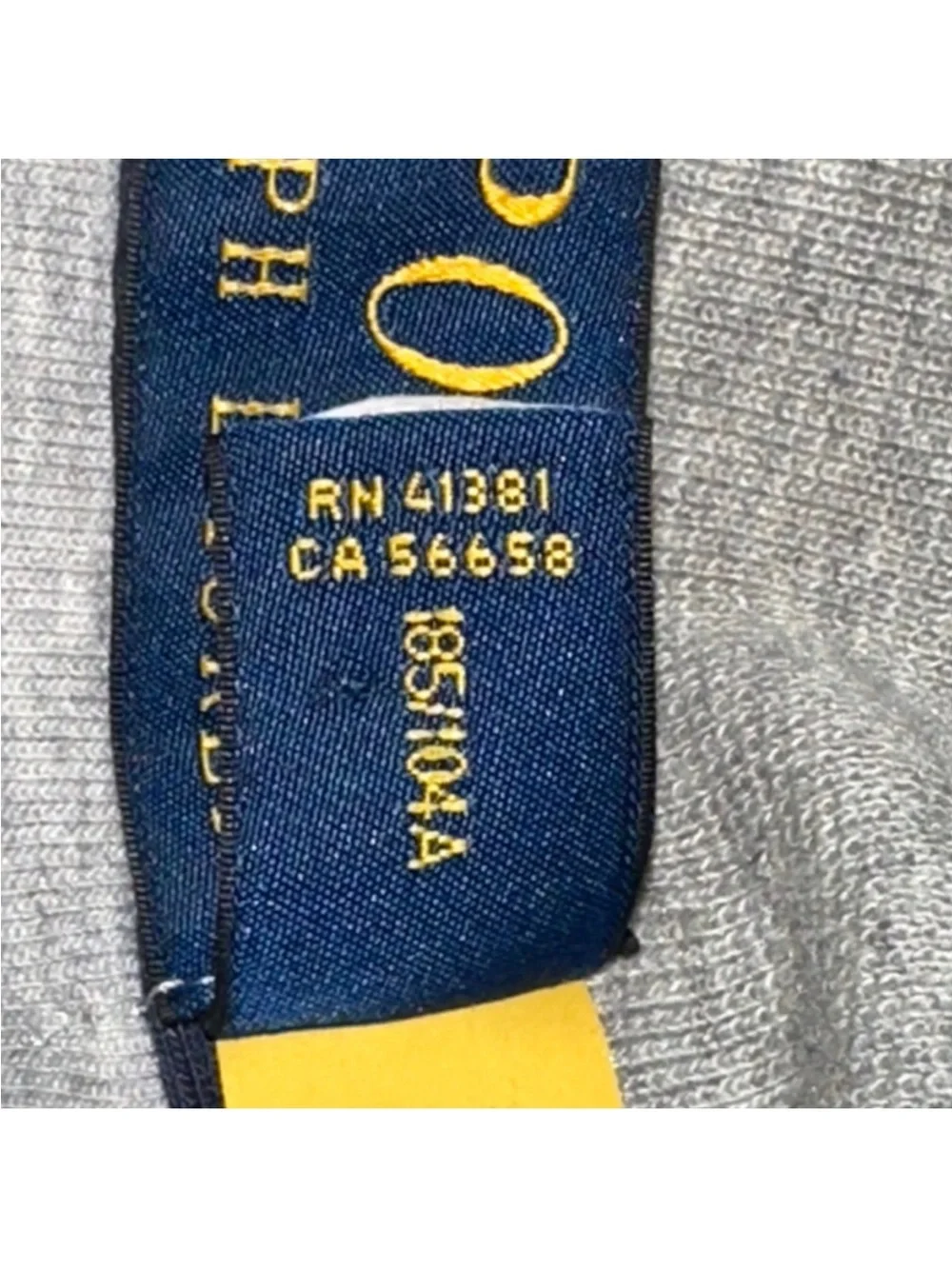 Polo Ralph Lauren Men XL Heavyweight Full Zip Sweatshirt Colorblock Gray Navy